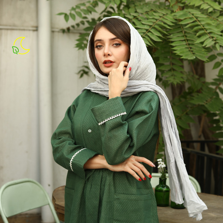 شال چروک بلند ، وال نخی هندی - فروشگاه ماه و برگ