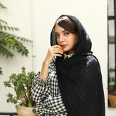 شال چروک بلند ، وال نخی هندی - فروشگاه ماه و برگ