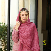 شال چروک بلند ، وال نخی هندی - فروشگاه ماه و برگ