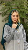 شال چروک بلند ، وال نخی هندی - فروشگاه ماه و برگ