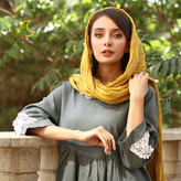 شال چروک بلند ، وال نخی هندی - فروشگاه ماه و برگ