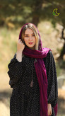 شال چروک بلند ، وال نخی هندی - فروشگاه ماه و برگ