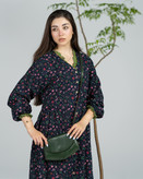 پیراهن بلند لینن گل ریز کد ۲۹۵