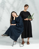 پیراهن بلند زنانه جنس لینن کد ۲۸۶